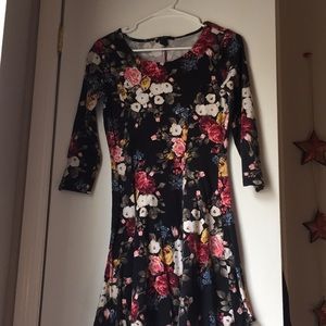 Floral skater dress